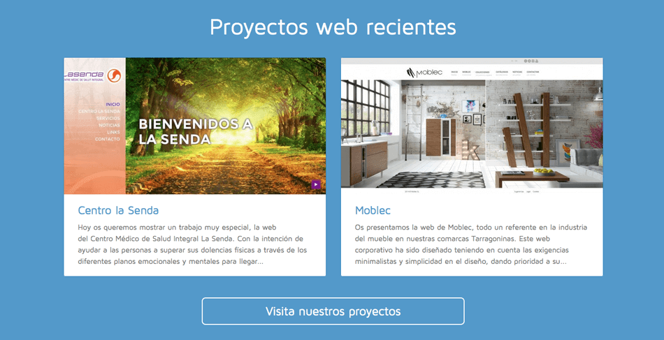 Projectes web Omnia Solutions