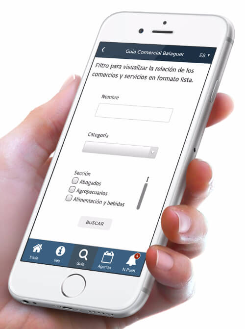 Buscador de comercios