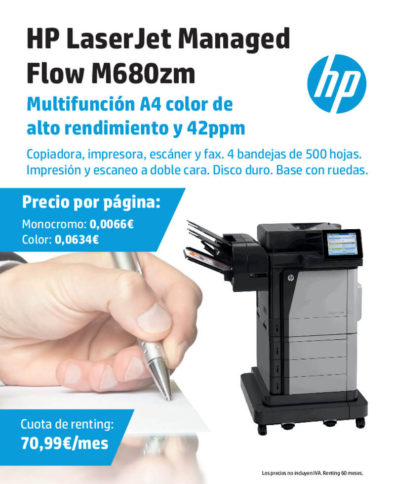HP Laser Jet Managet Flow M680zm