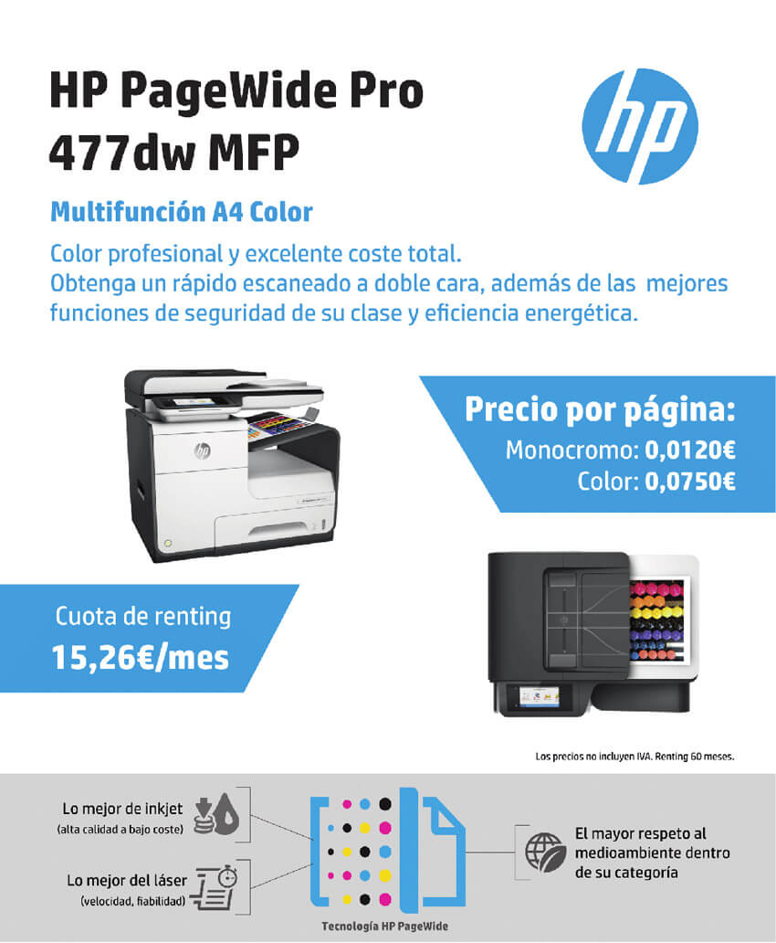 Promoción Impresora HP PageWide PRO