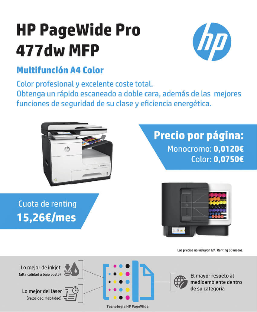 Promoci&oacute;n Impresora HP PageWide PRO