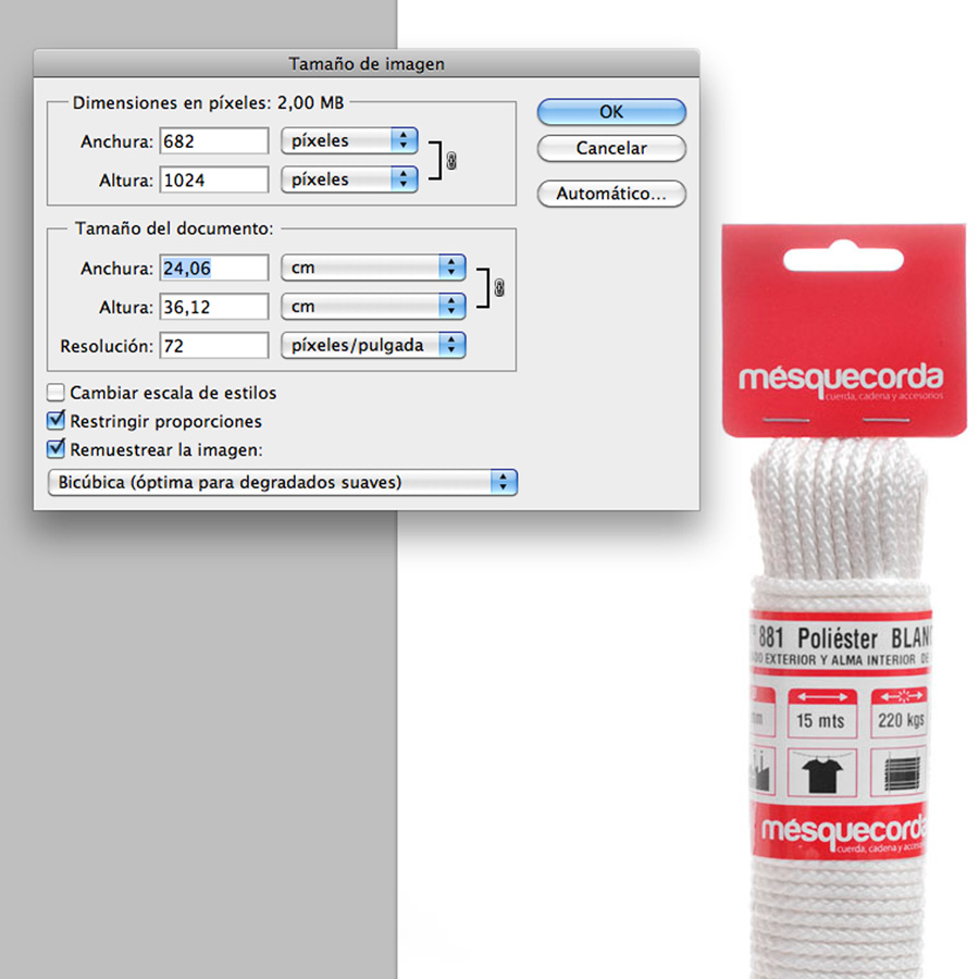 Im&aacute;genes Photoshop para web