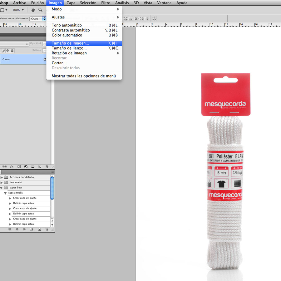 Tama&ntilde;o imagen para web