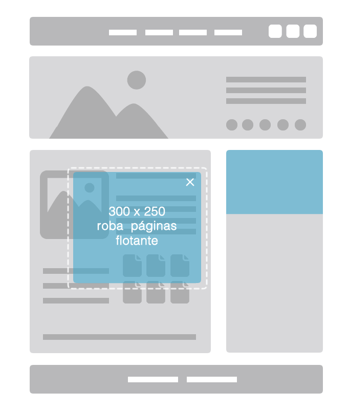 Robap&aacute;ginas flotante