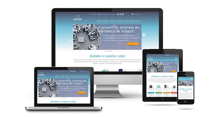 Redissenya el teu web amb Omnia Solutions